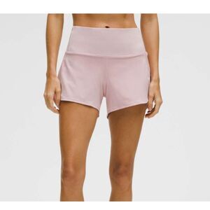 Women Lululemon Speed Up High-Rise Lined Short 4" Pink Haze Size 4